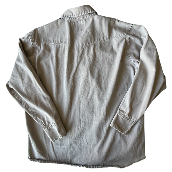 Vintage Wrangler Pearl Snap BrushPopper Shirt, Men’s 2XL XXL Western - Picture 2 of 8